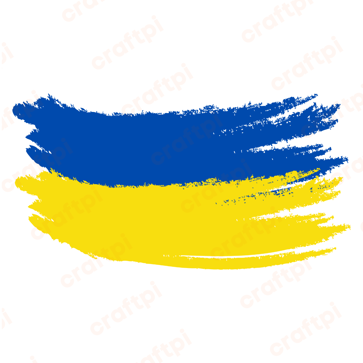free ukraine brush flag