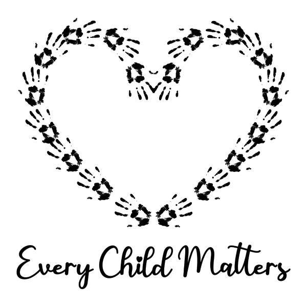 hand prints heart every child matters