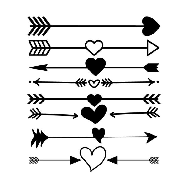 heart arrow bundle svg u1410r1736m1