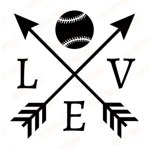 love baseball arrow svg svg ur1944m1