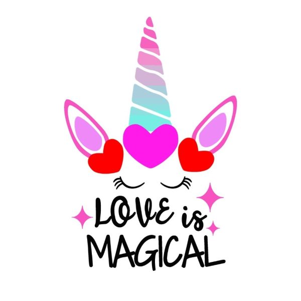 love is magical unicorn clipart ur975m1