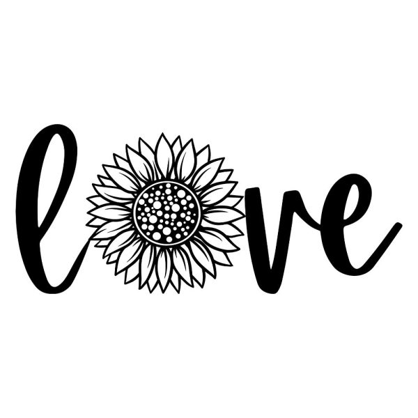 love sunflower svg ur1688m1