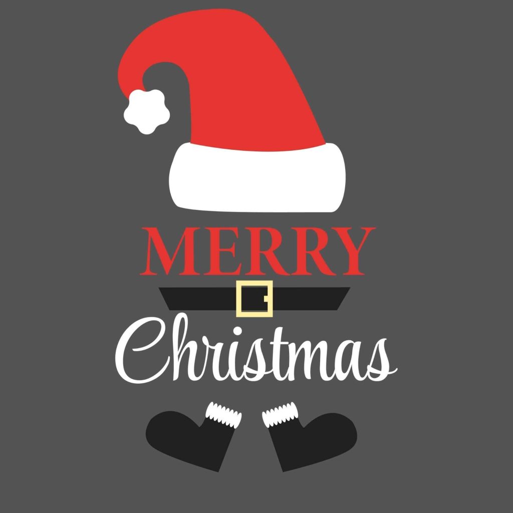 Merry Christmas Santa SVG, PNG, JPG, PSD, DXF Files | Craftpi