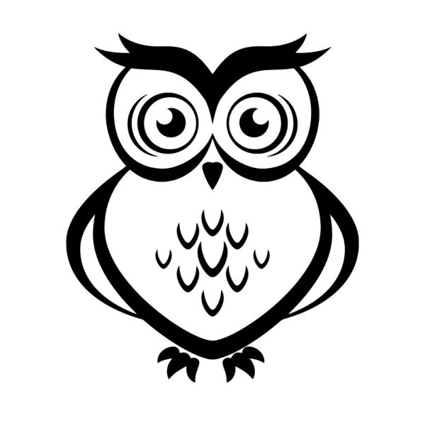 owl drawing svg ur1299m1