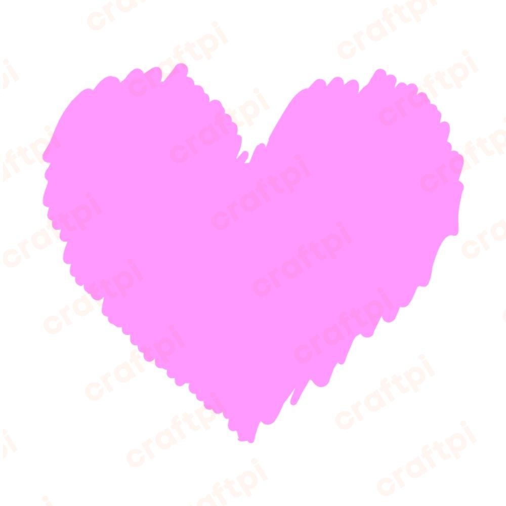 pink doodle heart u1412r1738m1
