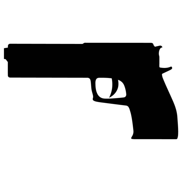 pistol gun silhouette svg u2950r3642m1