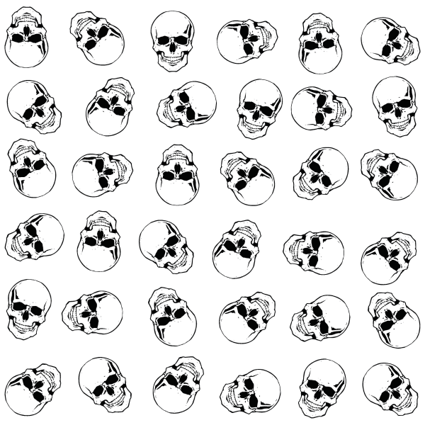 seamless skull pattern 2