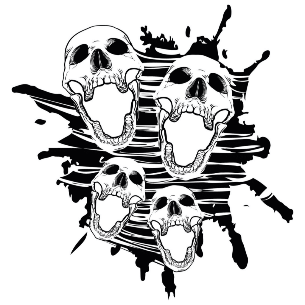 Skull Of Mala Scream SVG, PNG, JPG, PSD, DXF, AI Files | Craftpi