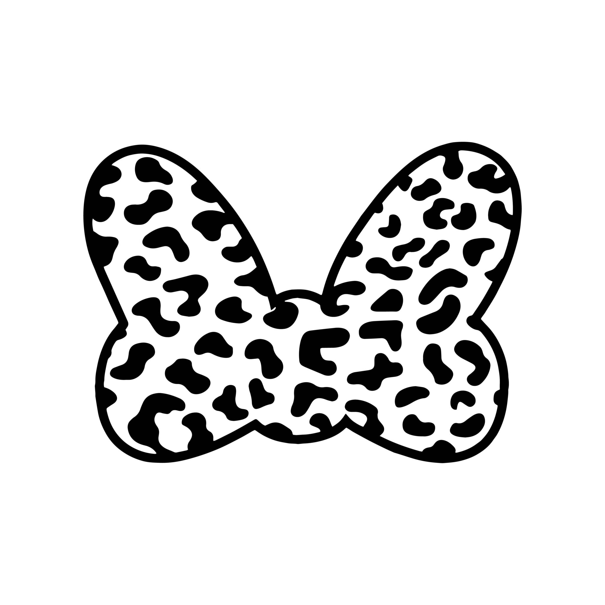 Leopard Doodle Heart SVG, PNG, JPG, PSD, DXF Files | Craftpi