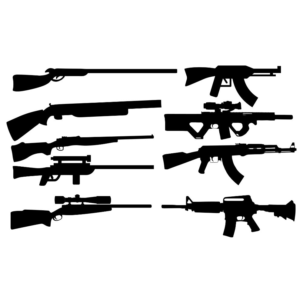 Weapons Bundle SVG, PNG, DXF Files | Craftpi