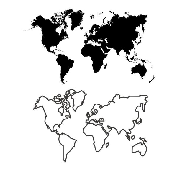 world map u611r567m1