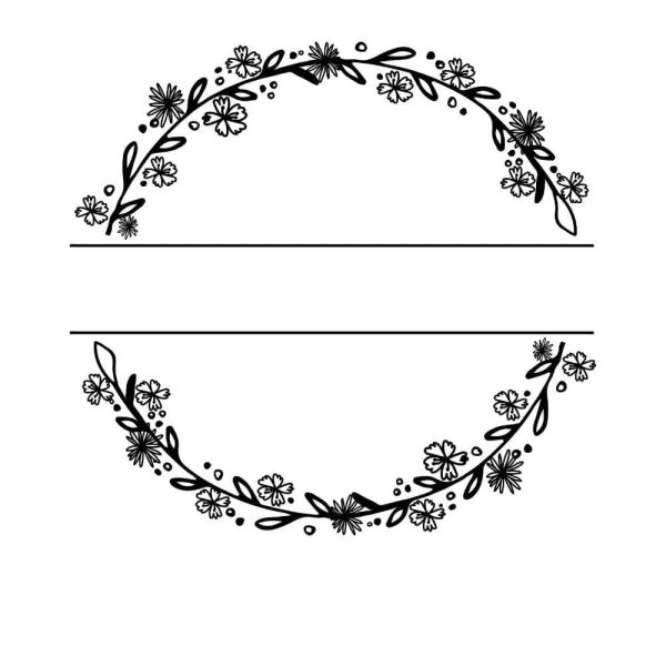 wreath monogram svg cut file u3193r3876m1
