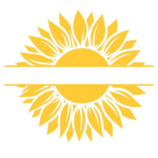 yellow sunflower monogram u1530r1896m1