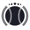 Baseball Ball Logo Sign SVG, PNG, JPG, PSD, PDF Files
