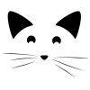 Cat Whiskers SVG, PNG, JPG, PSD, PDF Files