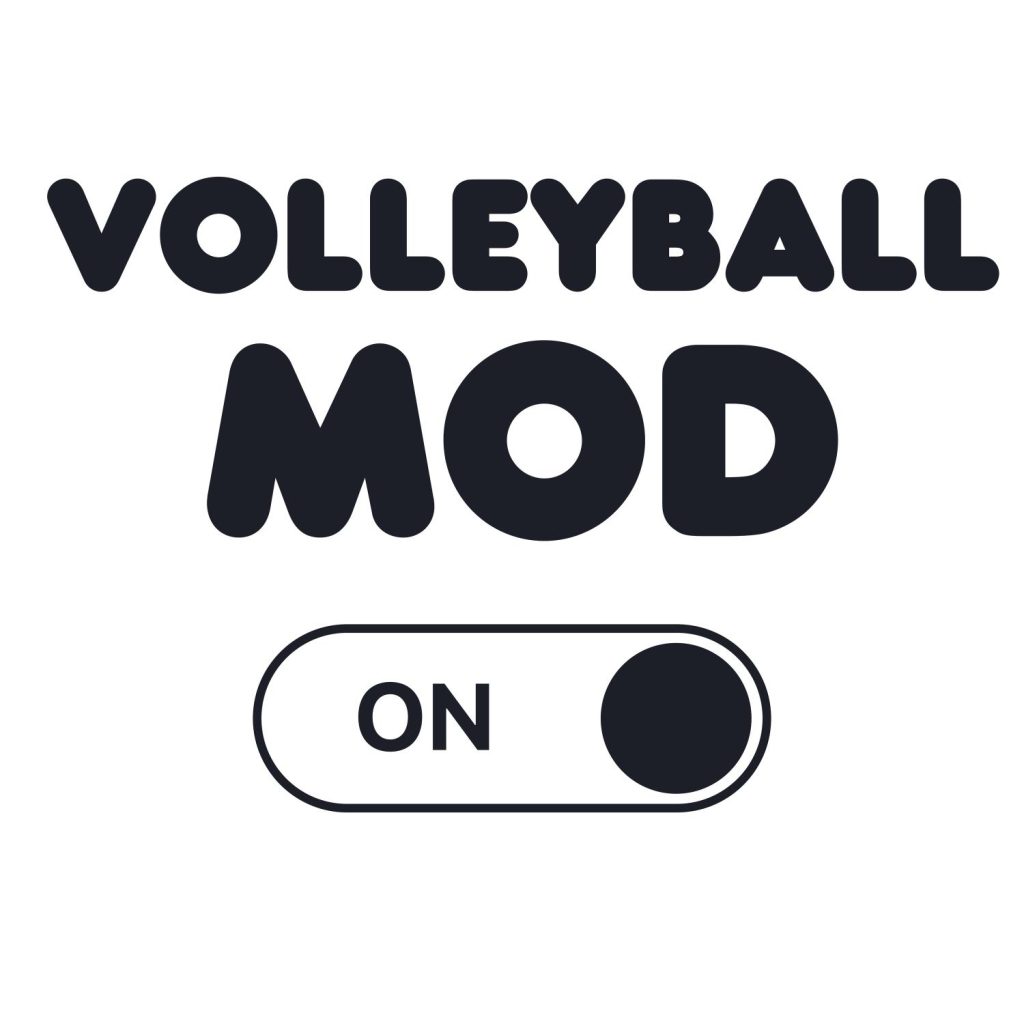 Volleyball Mode On SVG, PNG, JPG, PSD, PDF Files