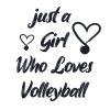 Volleyball Girl SVG, PNG, JPG, PSD, PDF Files