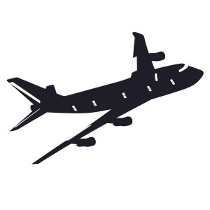 Plane Silhouette SVG, PNG, JPG, PSD, PDF Files