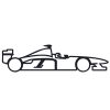 Racing Car Outline SVG, PNG, JPG, PSD, PDF Files