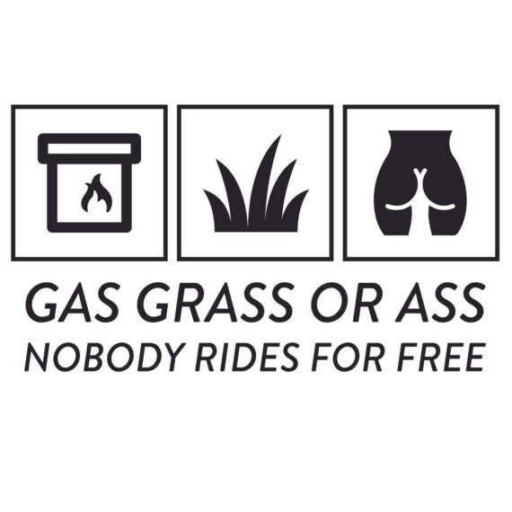 Gas Grass Or Ass Messy Bun SVG, PNG, JPG, PSD, PDF Files