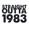 Straight Outta 1983 SVG, PNG, JPG, PSD, PDF Files