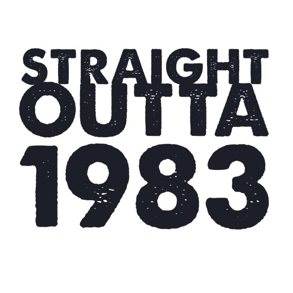 Straight Outta 1983 SVG, PNG, JPG, PSD, PDF Files