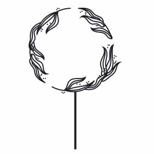 Wreath Cake Topper SVG, PNG, JPG, PSD, PDF Files