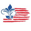 Floral USA Flag SVG, PNG, JPG, PSD, PDF Files