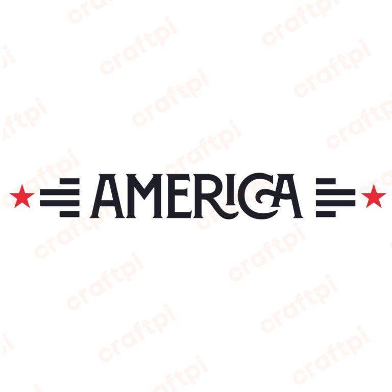 America Frame SVG, PNG, JPG, PSD, PDF Files