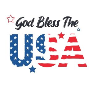 God Bless The USA SVG, PNG, JPG, PSD, PDF Files