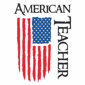 American Teacher With USA Flag SVG, PNG, JPG, PSD, PDF Files