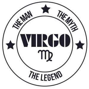 Virgo The Man The Myth The Legend SVG, PNG, JPG, PSD, PDF Files