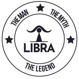 Libra The Man The Myth The Legend SVG, PNG, JPG, PSD, PDF Files