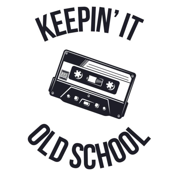 Keepin’ It Old School SVG, PNG, JPG, PSD, PDF Files