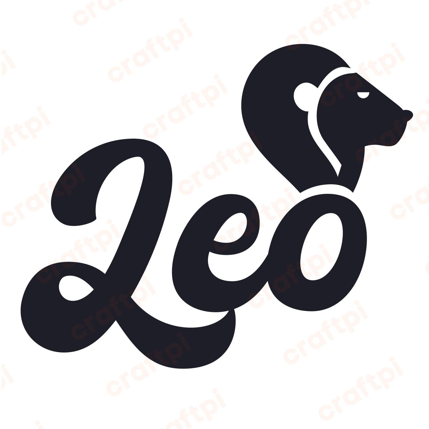 Leo Zodiac Icon SVG, PNG, JPG, PSD, PDF Files
