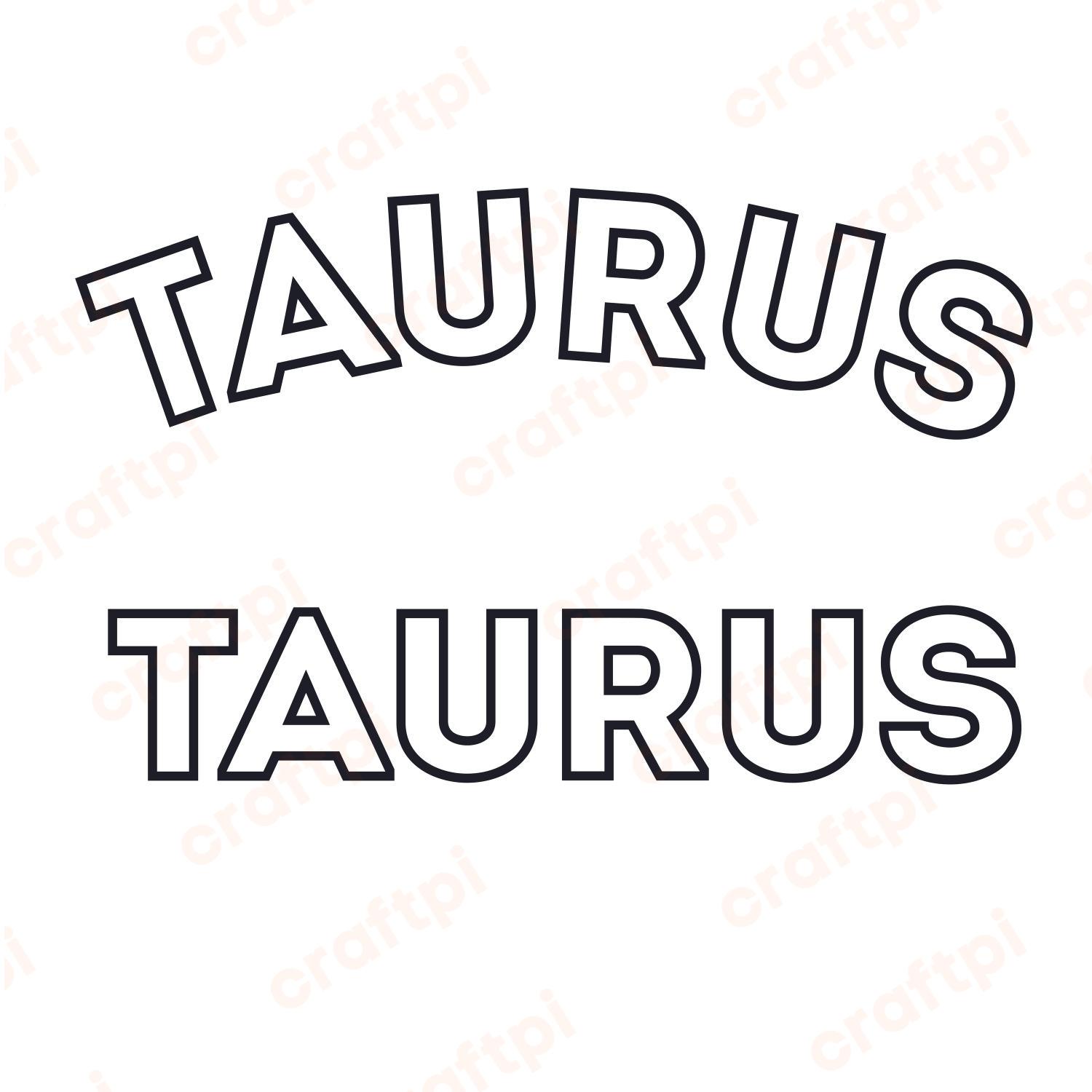 Outline Arc Taurus SVG, PNG, JPG, PSD, PDF Files