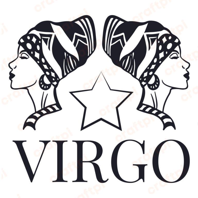 Virgo Virgin SVG, PNG, JPG, PSD, PDF Files