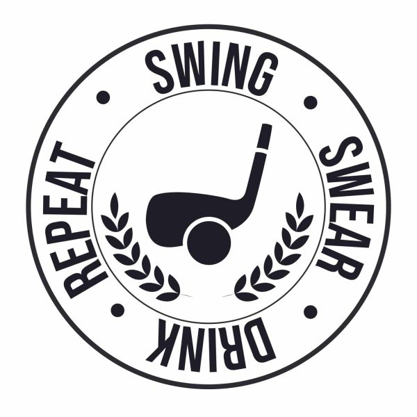 Swing Swear Drink Repeat SVG, PNG, JPG, PSD, PDF Files