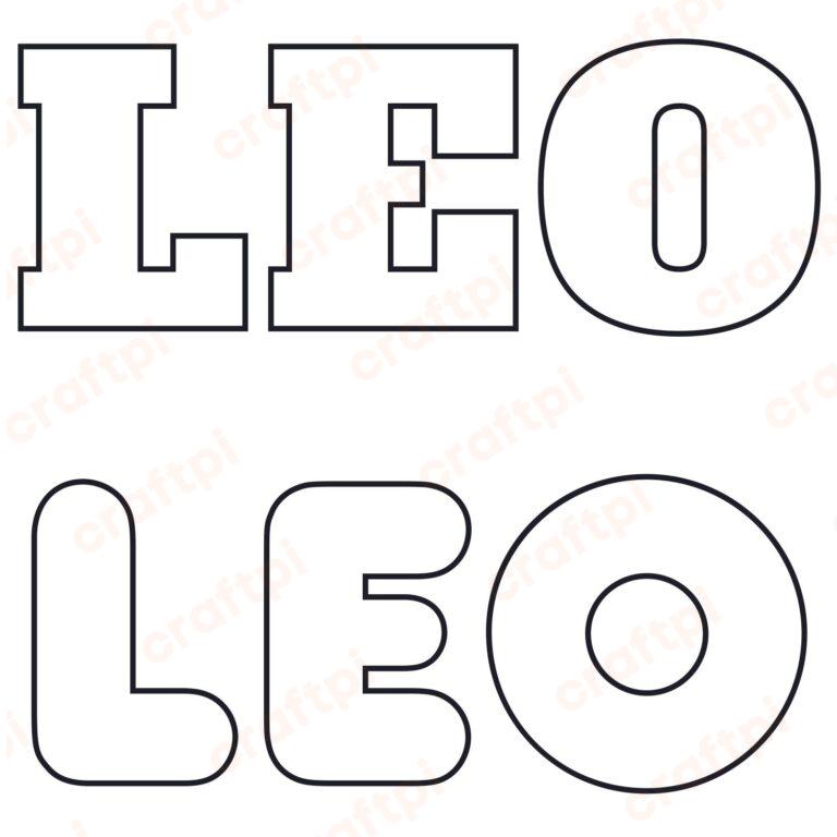 Outline Leo Zodiac SVG, PNG, JPG, PSD, PDF Files