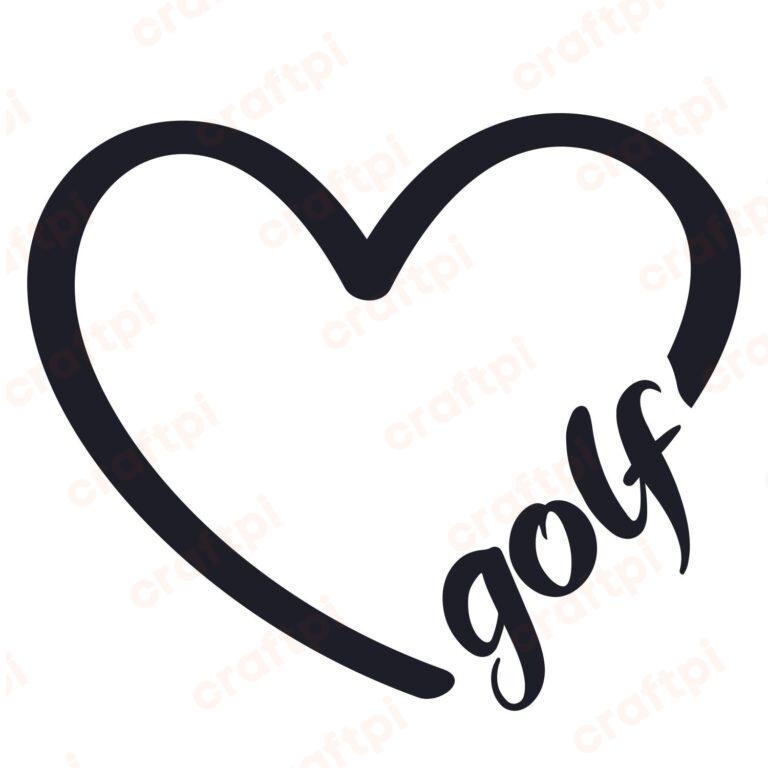 Hearth With Golf SVG, PNG, JPG, PSD, PDF Files