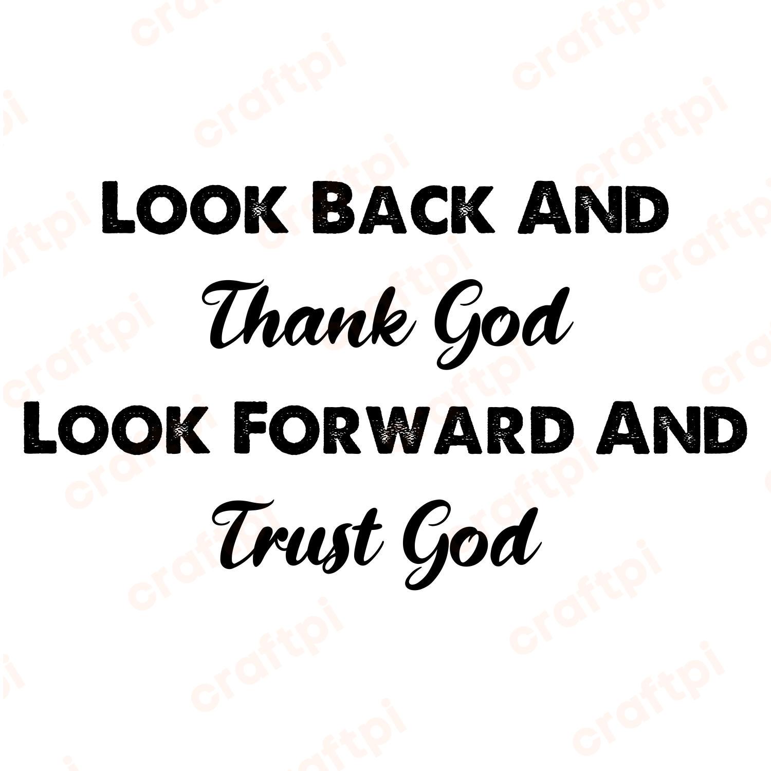 Thank God Trust God SVG, PNG, JPG, PSD, PDF Files