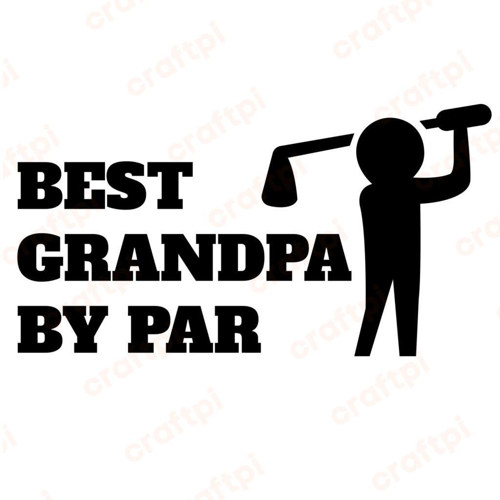 Golfing Grandfather SVG, PNG, JPG, PSD, PDF Files