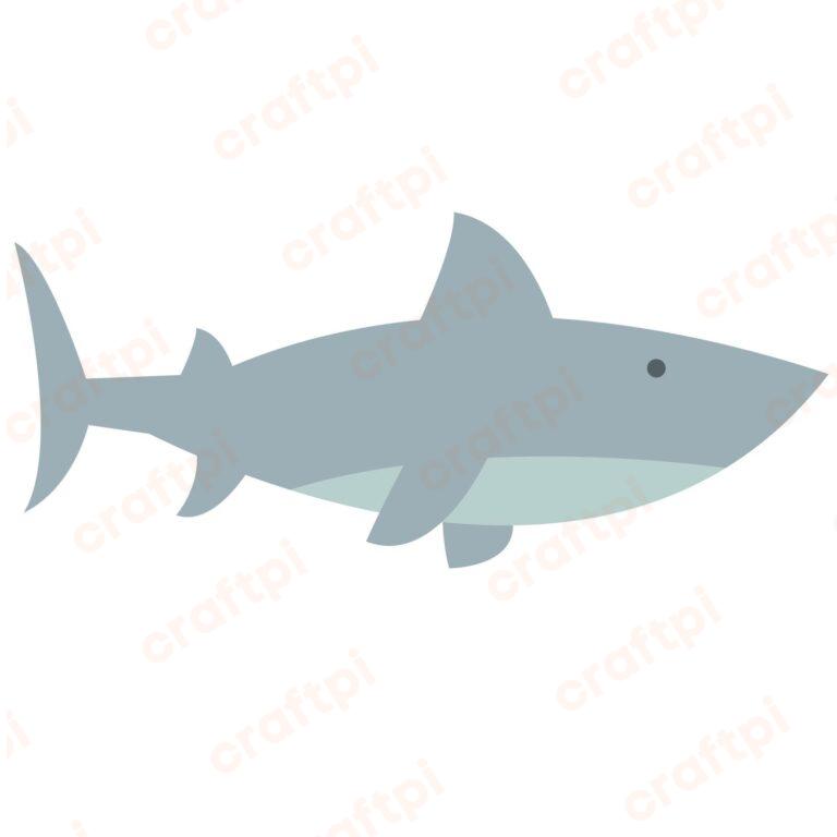 Cartoon Shark SVG, PNG, JPG, PSD, PDF Files