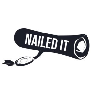 Nailed it Graduation SVG, PNG, JPG, PSD, PDF Files