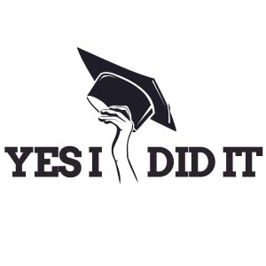 Yes I Did It Graduation SVG, PNG, JPG, PSD, PDF Files