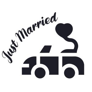 Just Married SVG, PNG, JPG, PSD, PDF Files