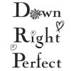 Down Right Perfect Handwritten SVG, PNG, JPG, PSD, PDF Files