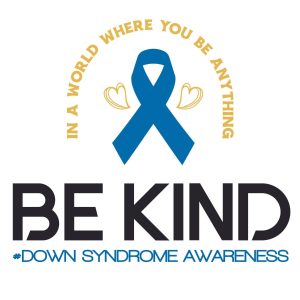 Be Kind Down Syndrome SVG, PNG, JPG, PSD, PDF Files
