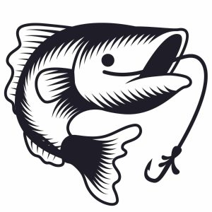 Fishing Hook SVG, PNG, JPG, PSD, PDF Files