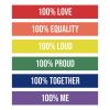 100% Pride SVG, PNG, JPG, PSD, PDF Files